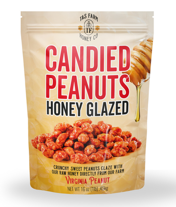 Honey Glazed Candied Peanuts